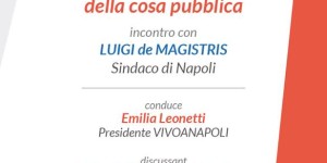 Il Sindaco de Magistris ospite del confronto su “la Responsabilità della Cosa Pubblica”