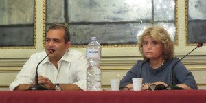 Luigi de Magistris, Sindaco di Napoli ed Emilia Leonetti, Presidente VIVOANAPOLI 